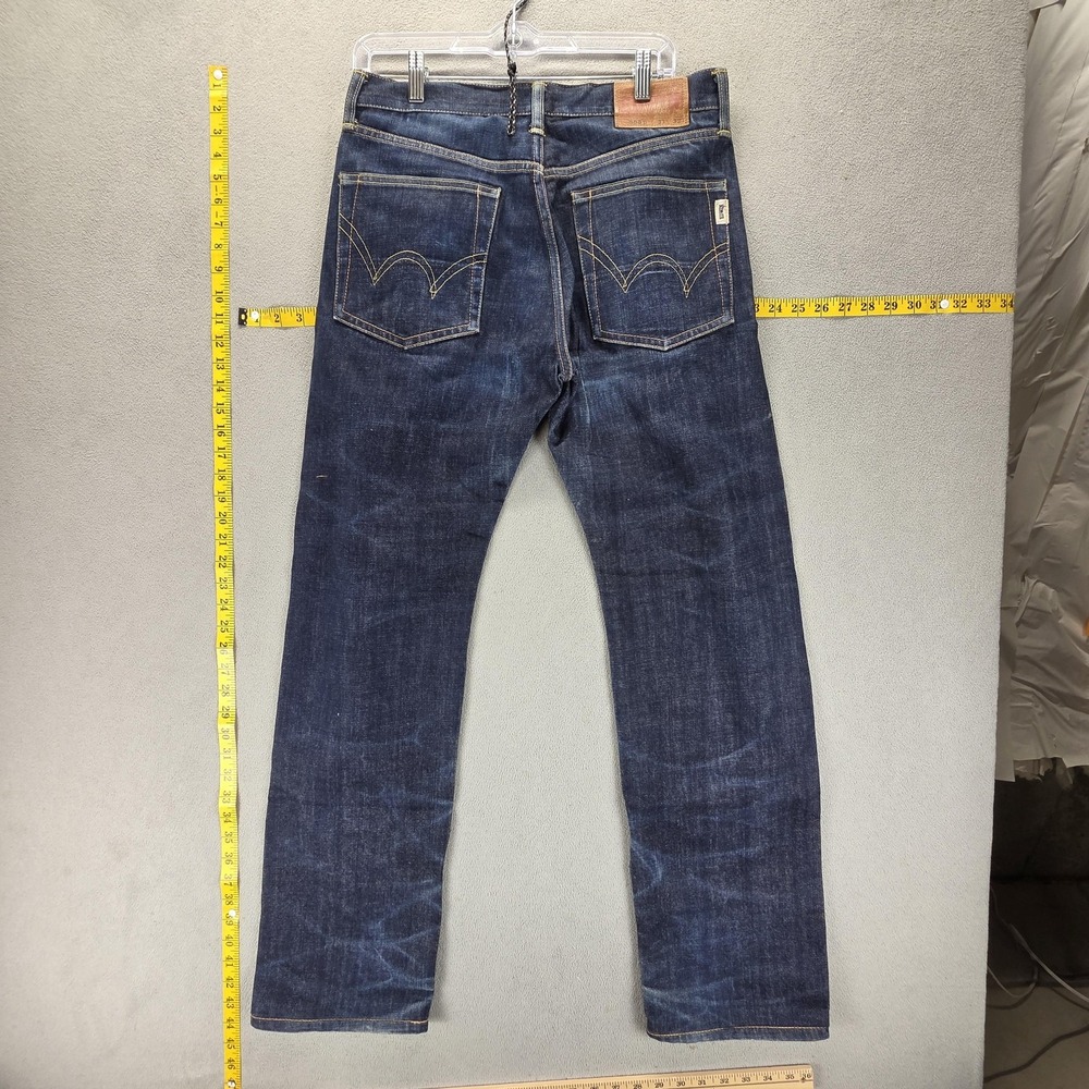 Edwin Jeans Mens 31x32 Blue Selvedge 865B Nashville Button Fly Honeycomb - Picture 2 of 16
